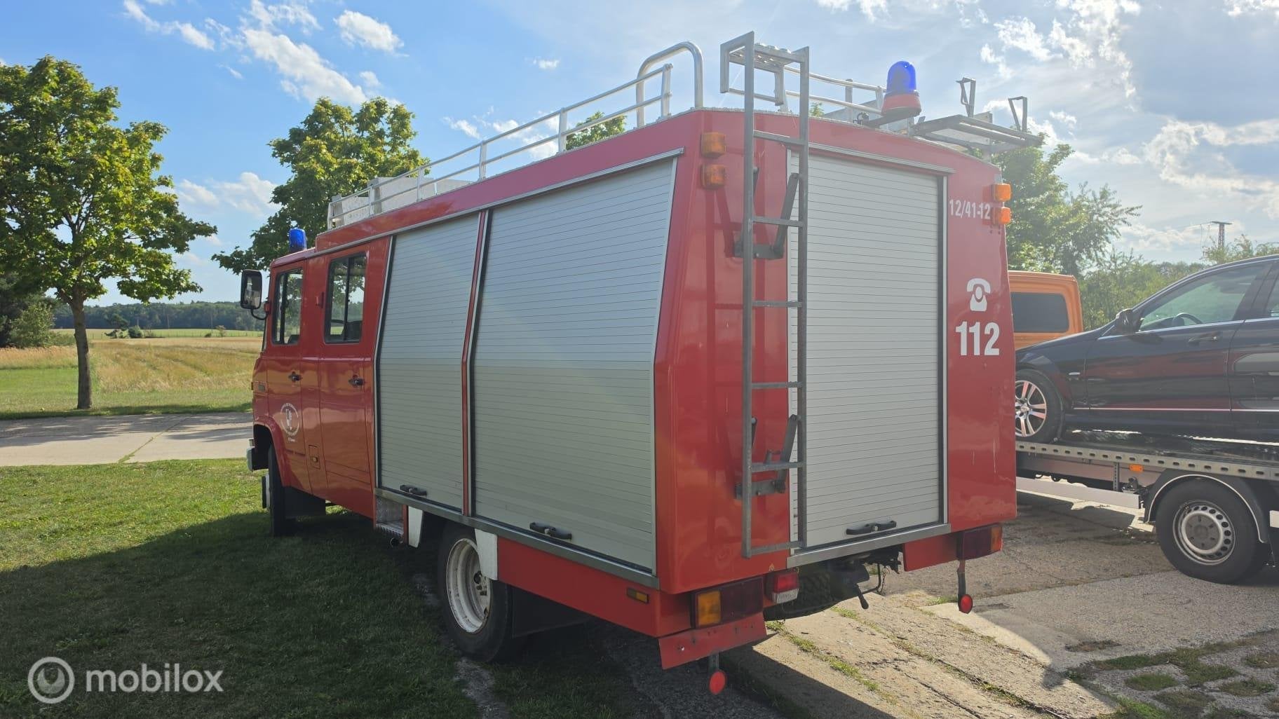 Mercedes 608 bj 1985 Brandweer diesel 28250 km 6 meter, foto 4