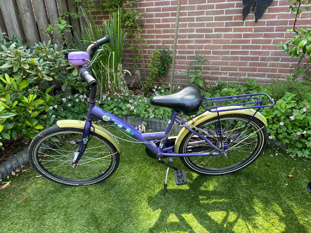 Batavus meisjes fiets 22 inch, Ophalen, Gebruikt, 22 inch