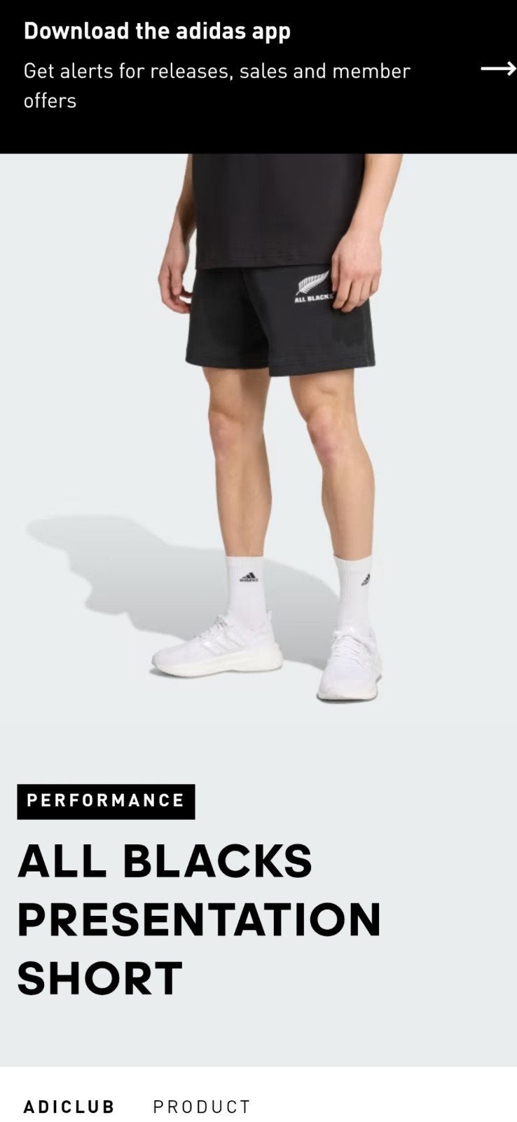 Adidas rugby shorts All Blacks in maat S, 2 stuks, nieuw, Kleding | Heren, Sportkleding, Zwart, Overige typen, Nieuw, Ophalen of Verzenden