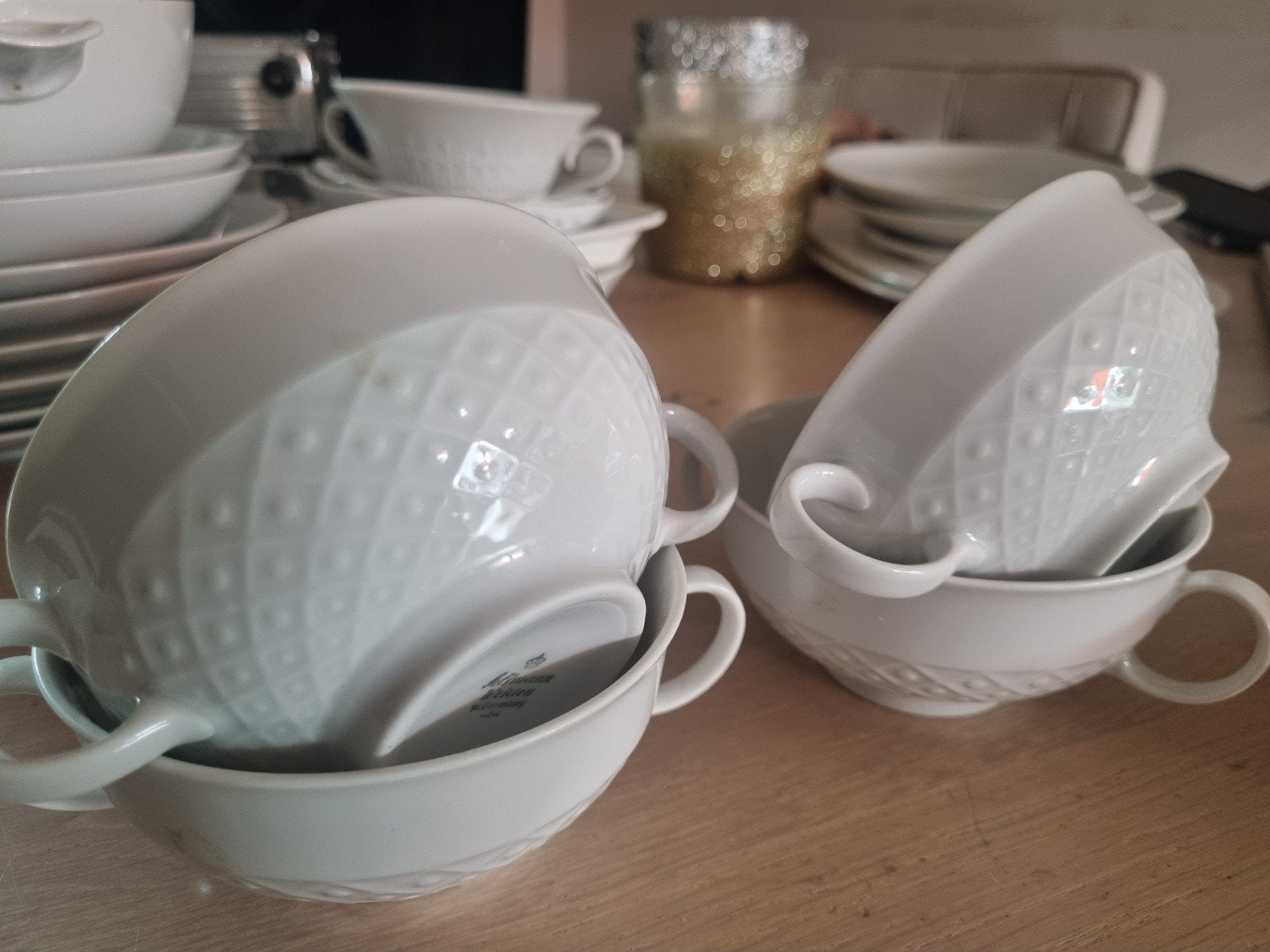 4 x soepkommen, Ophalen of Verzenden