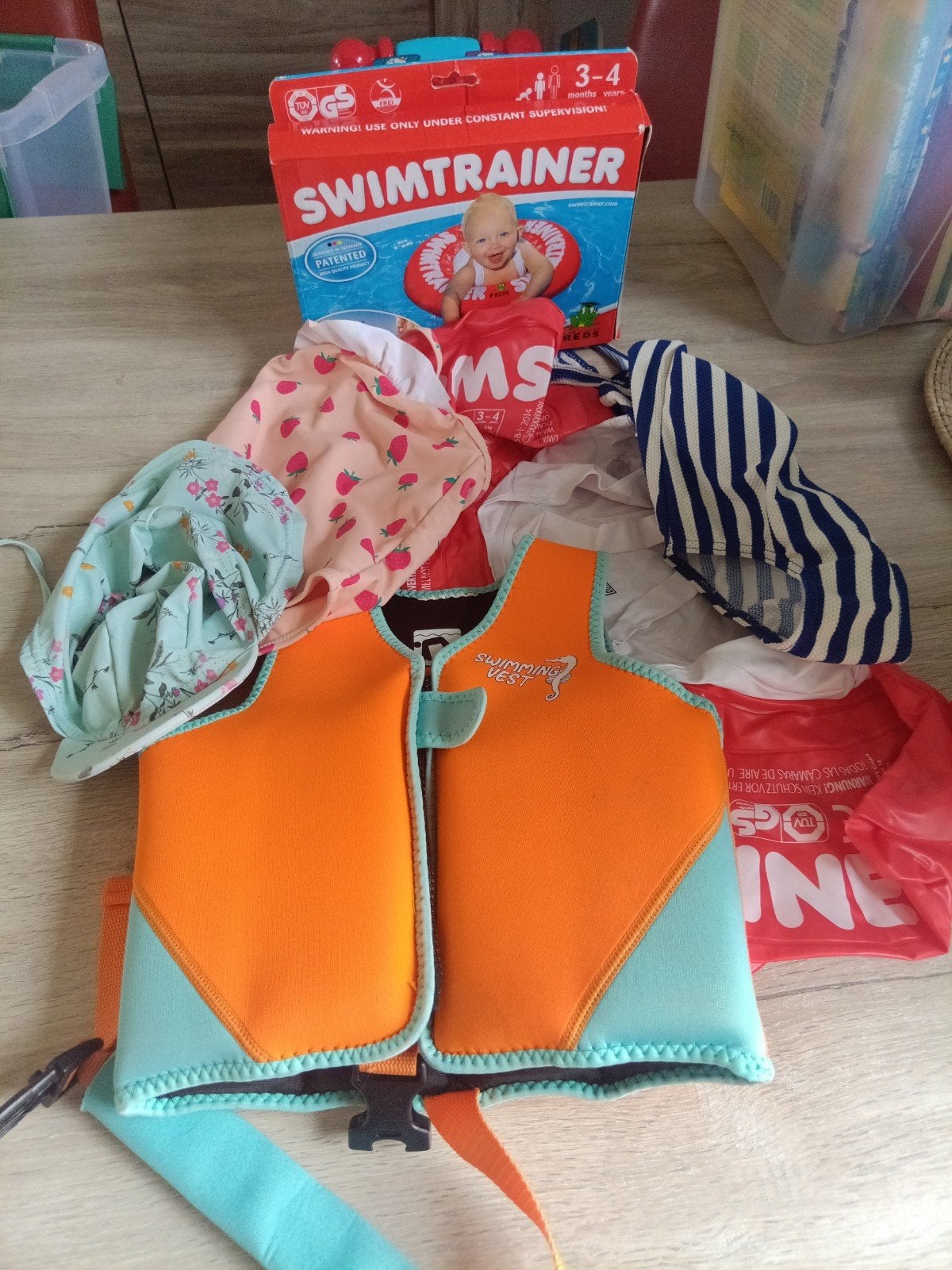 Baby zwemset, Ophalen, Meisje, Badpak, Zo goed als nieuw