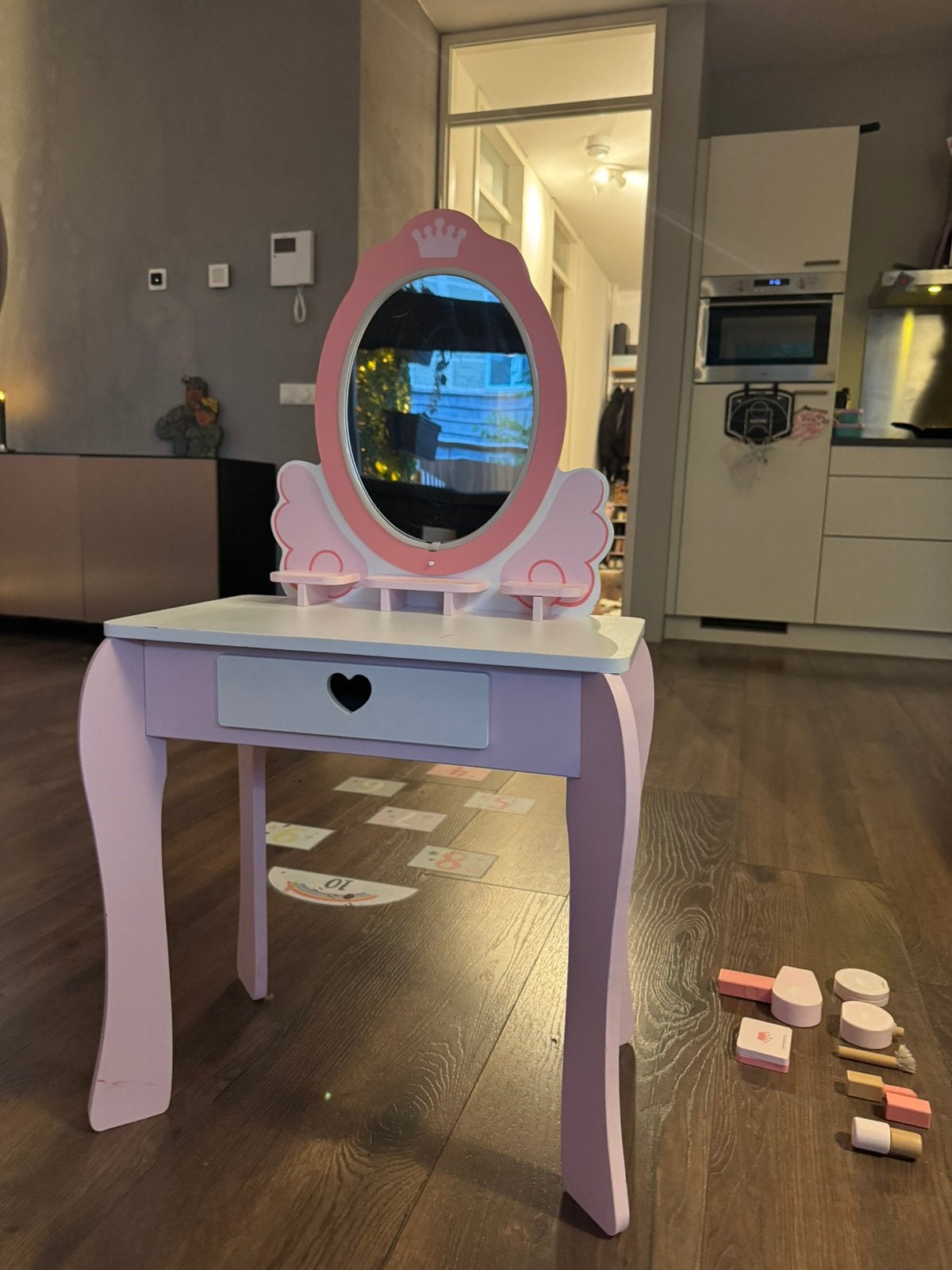 Kaptafel - Vanity tafel voor peuters, Ophalen, Gebruikt, Poppenhuis