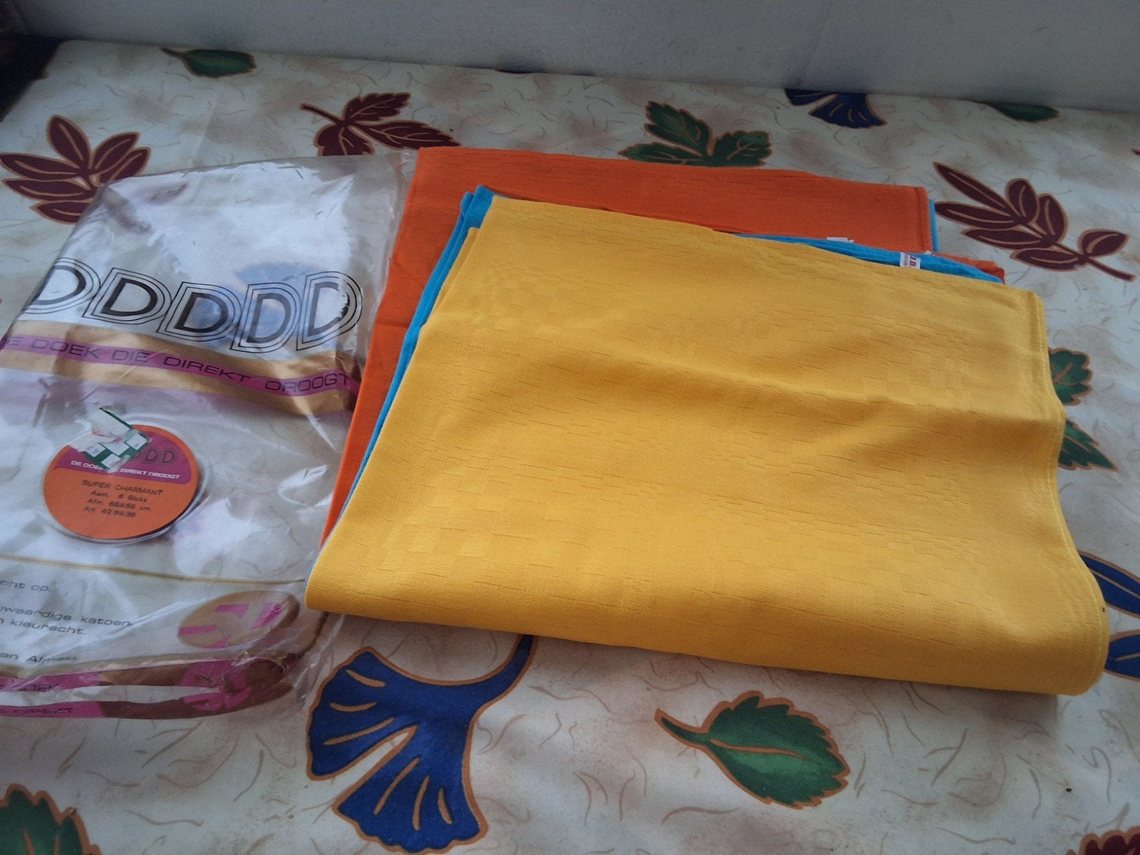 6x DDDDD Super Charmant theedoeken 65x65 cm katoen, Huis en Inrichting, Keuken | Textiel, Katoen, Wasbaar, Nieuw, DDDDD