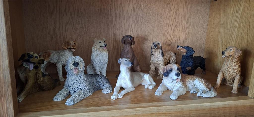 21 originele Castagna hondenbeeldjes, jaar 1988, Ophalen, Gebruikt, Hond of Kat, Beeldje of Figuurtje