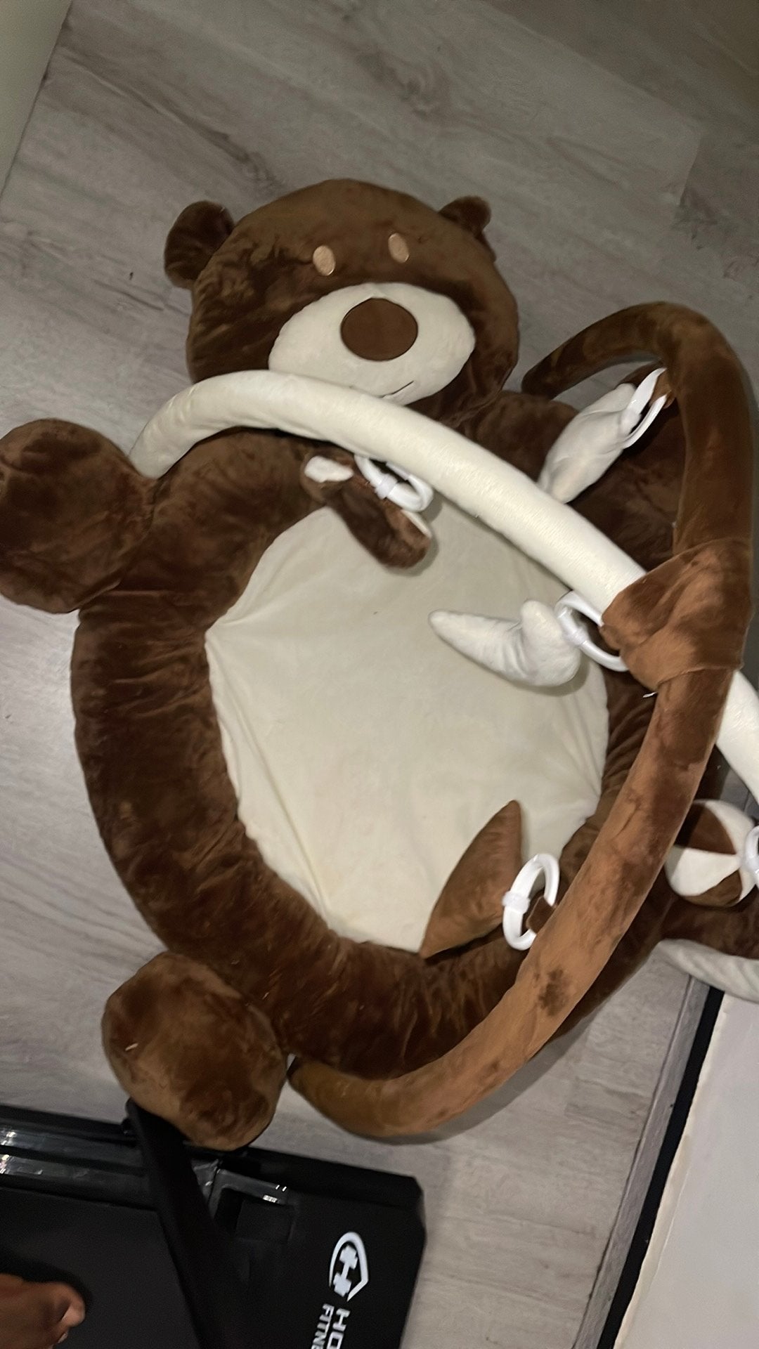 Baby speelmat, Ophalen