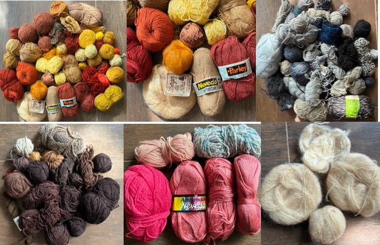 wol breigaren allerlei - grote doos vol, zie omschrijving, Hobby en Vrije tijd, Ophalen of Verzenden, Gebruikt, Breien of Haken
