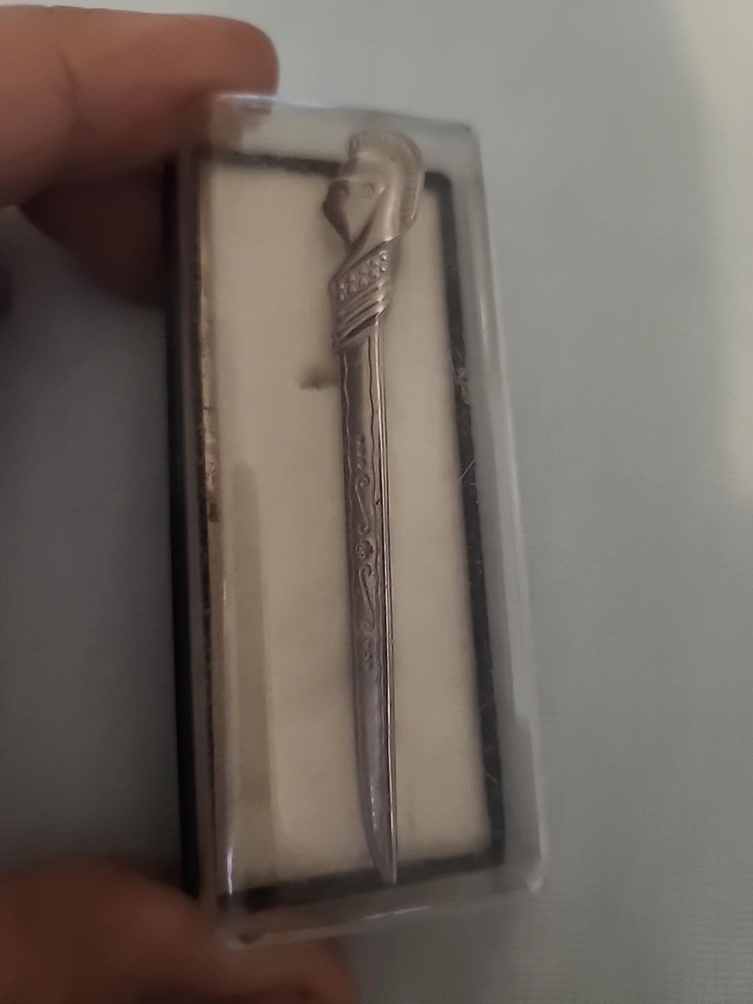 Vintage Briefopener met Paardenhoofd – In Origineel Doosje, Ophalen of Verzenden