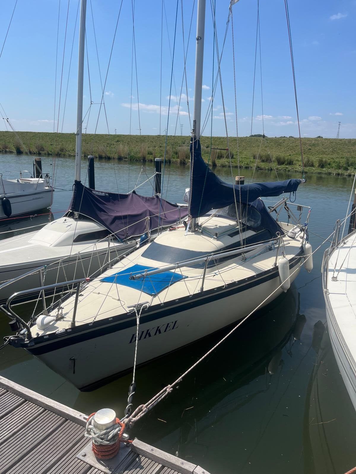 Friendship 22 zeilboot polyester., Watersport en Boten, Ophalen, Gebruikt