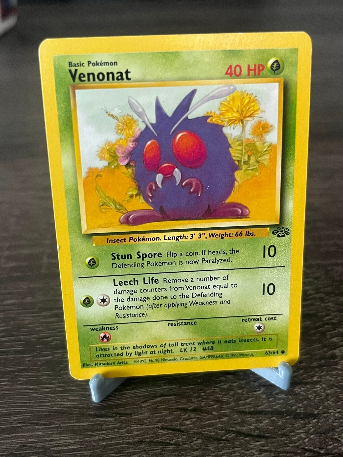 Venonat (63/64) - Jungle - EX, Ophalen of Verzenden, Gebruikt, Losse kaart
