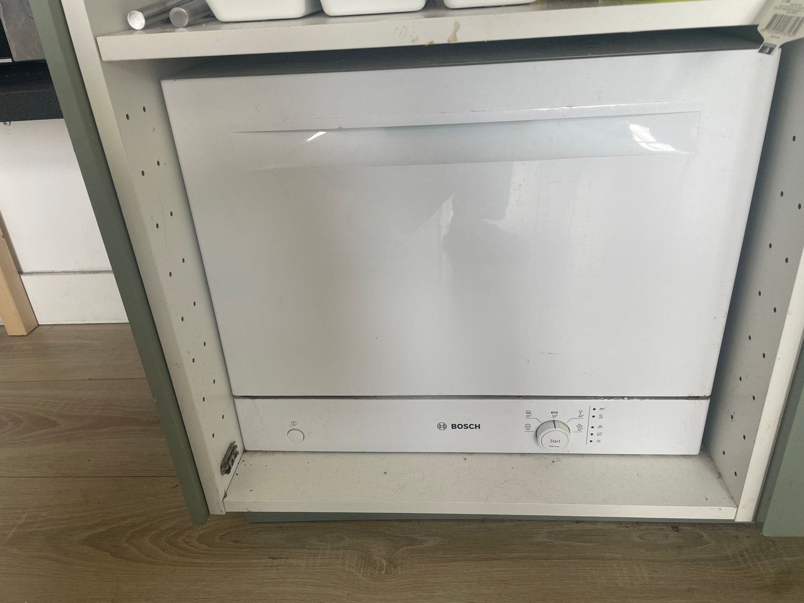 Compacte Bosch vaatwasser - Ideaal voor kleine keukens, Ophalen, Gebruikt, Inbouw, 85 tot 90 cm