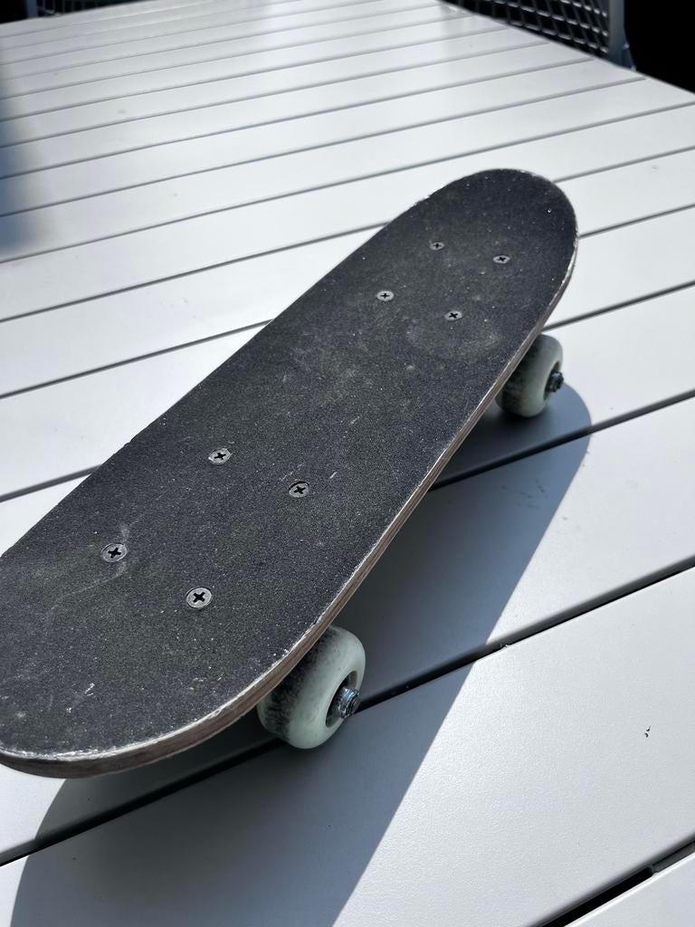 Skateboard met coole print - Gebruikt, Ophalen of Verzenden, Gebruikt, Skateboard