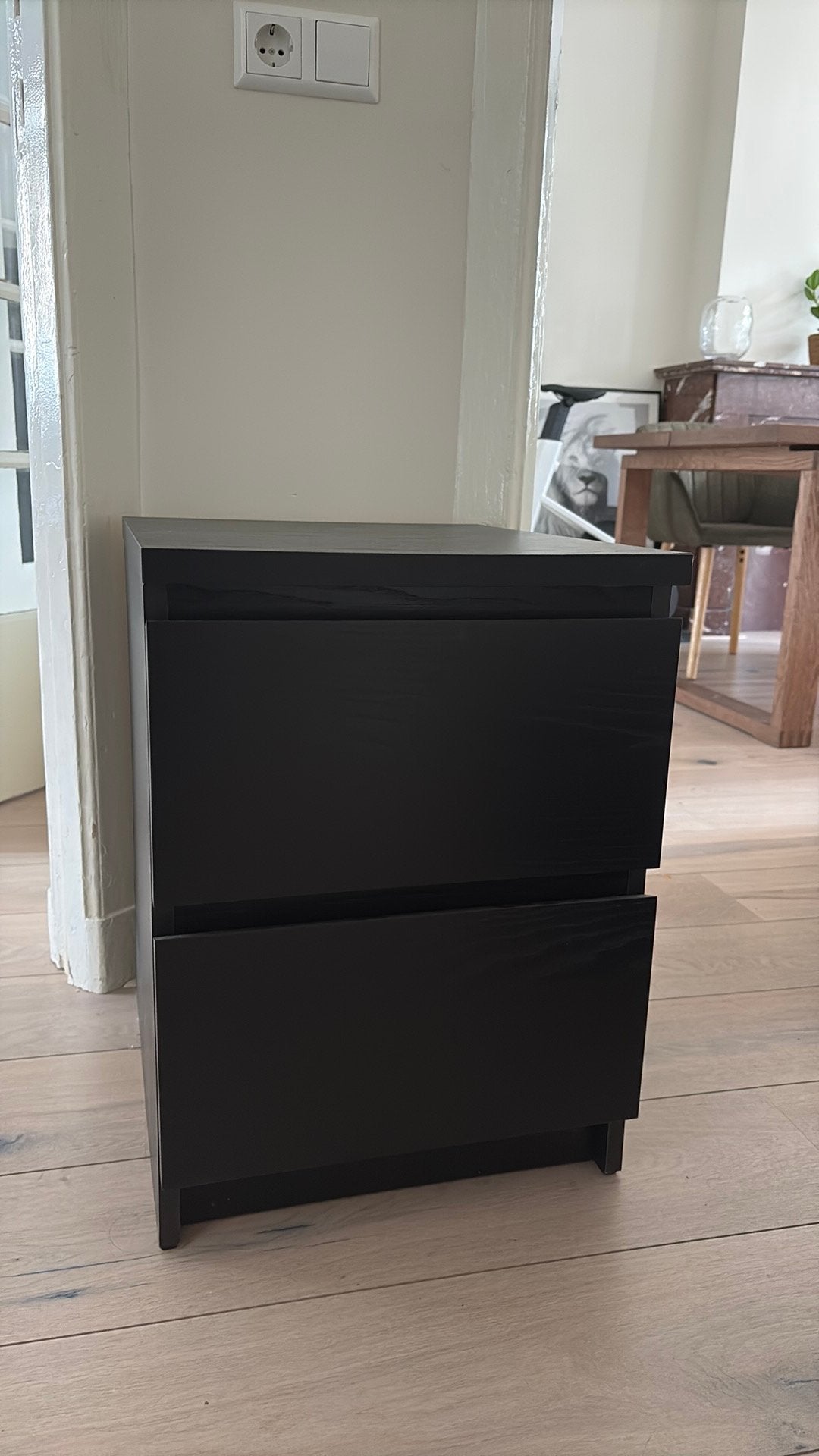 Ikea nachtkastje, Ophalen, Zo goed als nieuw, Minder dan 45 cm, Minder dan 55 cm