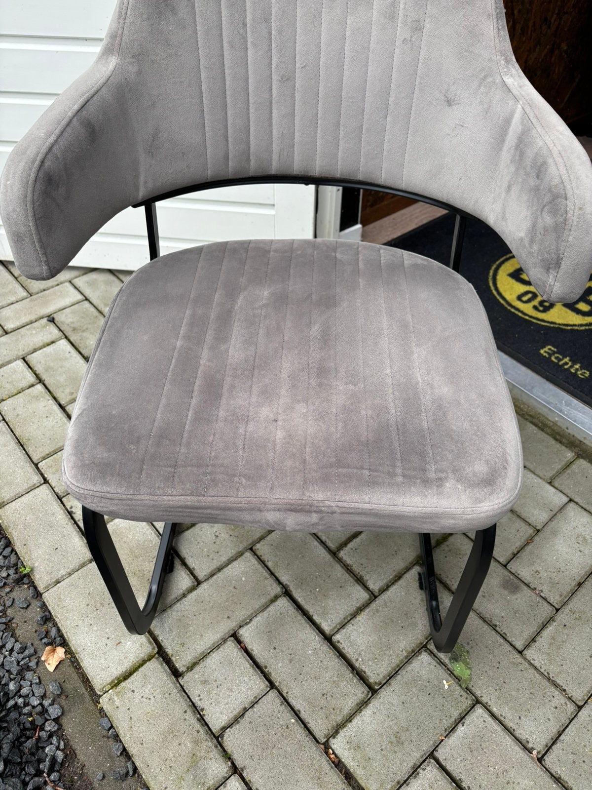 Te koop 8 mooie keukenstoelen, Ophalen, Strak, Gebruikt, Vijf, Zes of meer stoelen