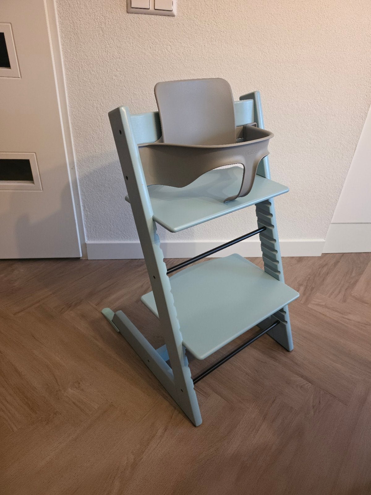 Stokke Tripp Trapp kinderstoel met baby set V3, Ophalen, Gebruikt, Meegroeistoel