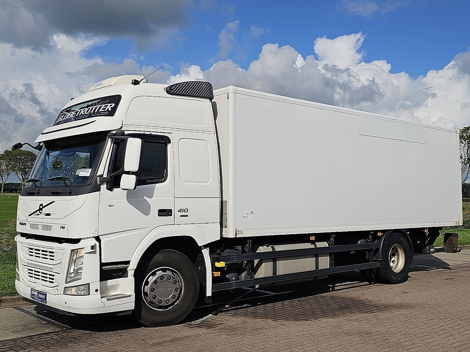 VOLVO FM 410, Stoelverwarming, Wit, Bedrijf, Diesel