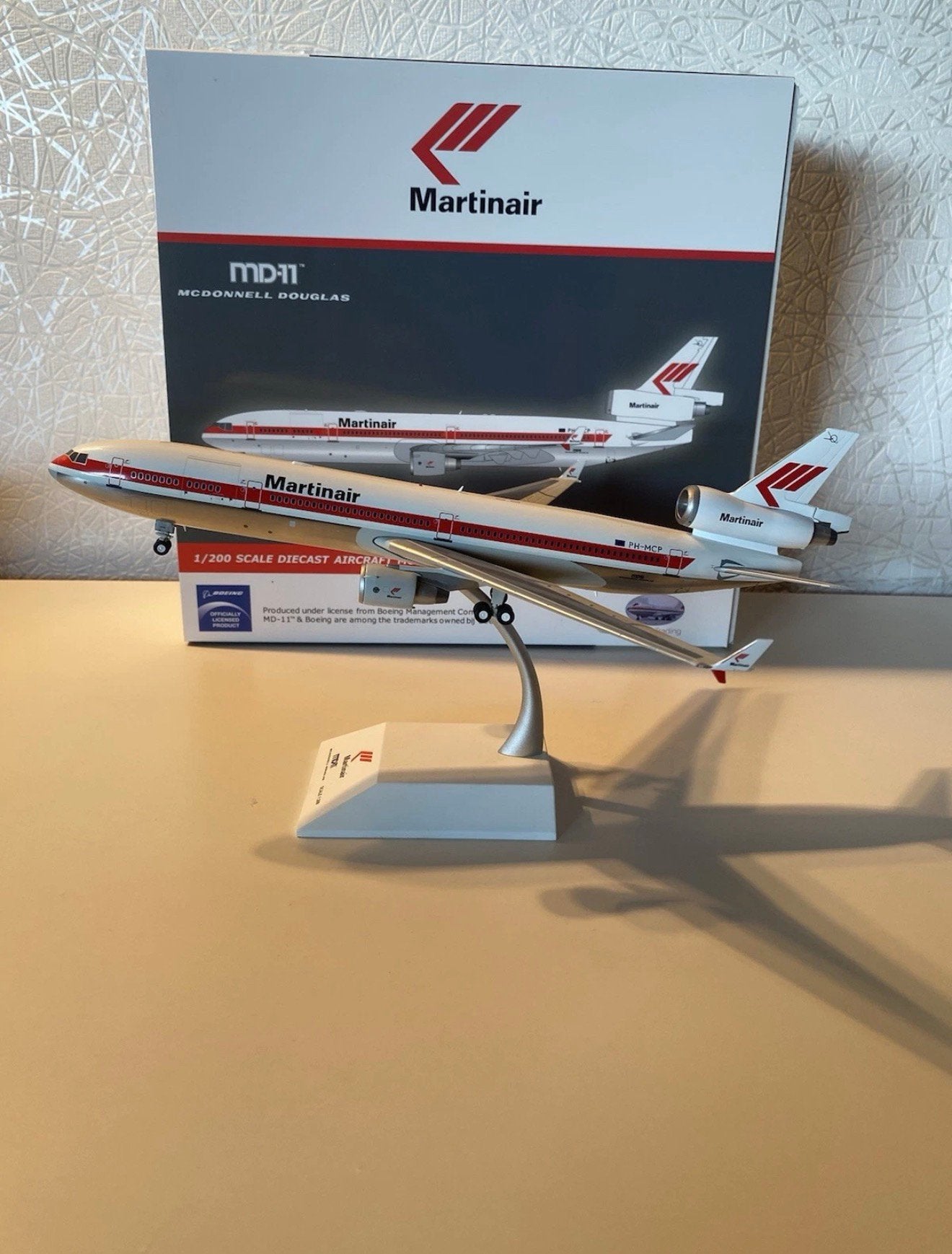 Martinair MD-11 PH-MCP – JC Wings – 1:200 Diecast, Verzamelen, Ophalen of Verzenden, Zo goed als nieuw, Schaalmodel