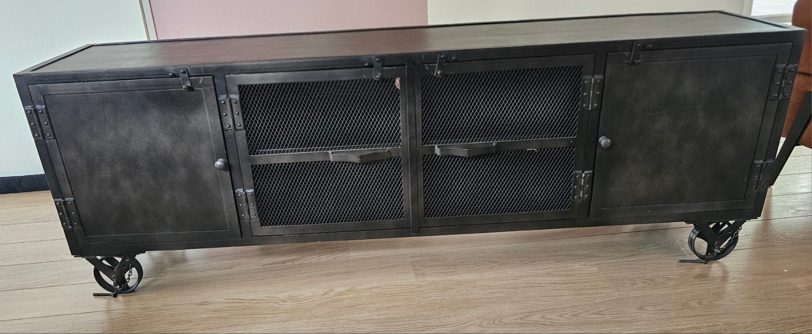 TV meubel., Ophalen, Gebruikt, 150 tot 200 cm, Minder dan 100 cm