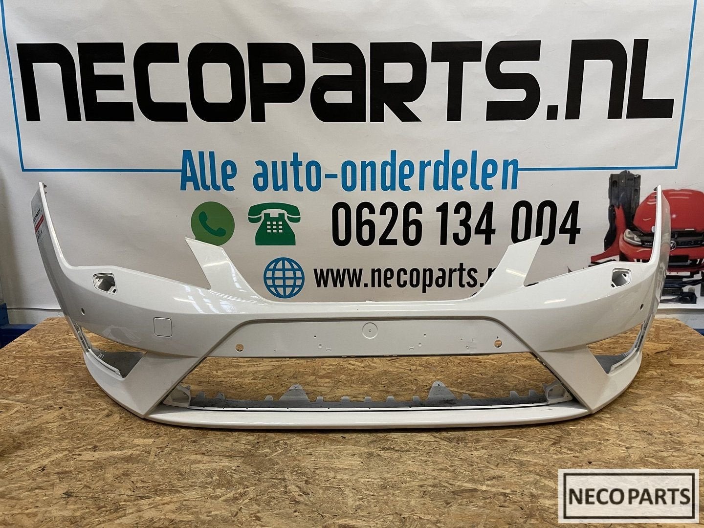 VOORBUMPER SEAT LEON 5F FR BUMPER KLS PDC 2012-2017, Gebruikt, -, -, Ophalen of Verzenden