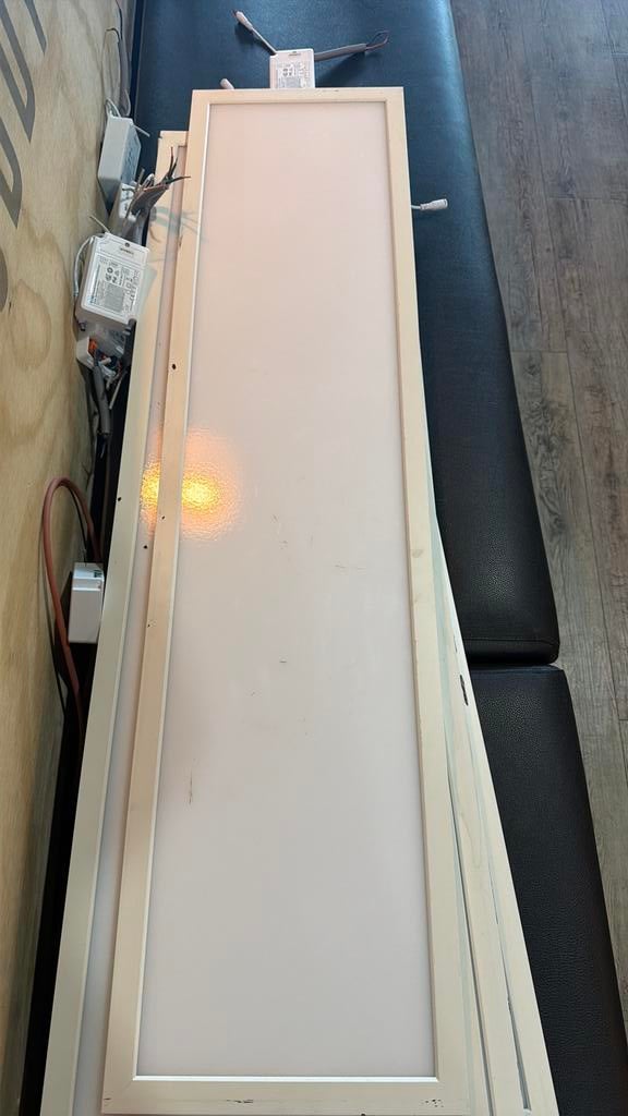 7x Led paneel 30x120cm dimbaar. Voor o.a. systeemplafond, Ophalen, Zo goed als nieuw