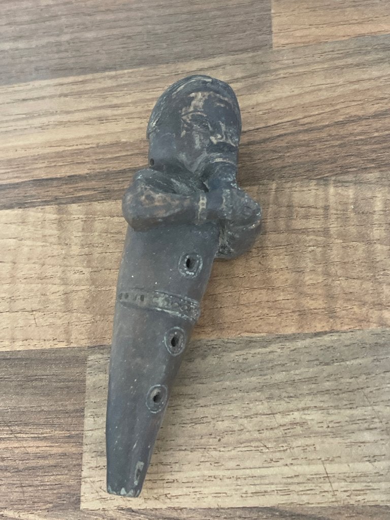 Antiek fluit beeld, Antiek en Kunst, Antiek | Porselein, Ophalen of Verzenden
