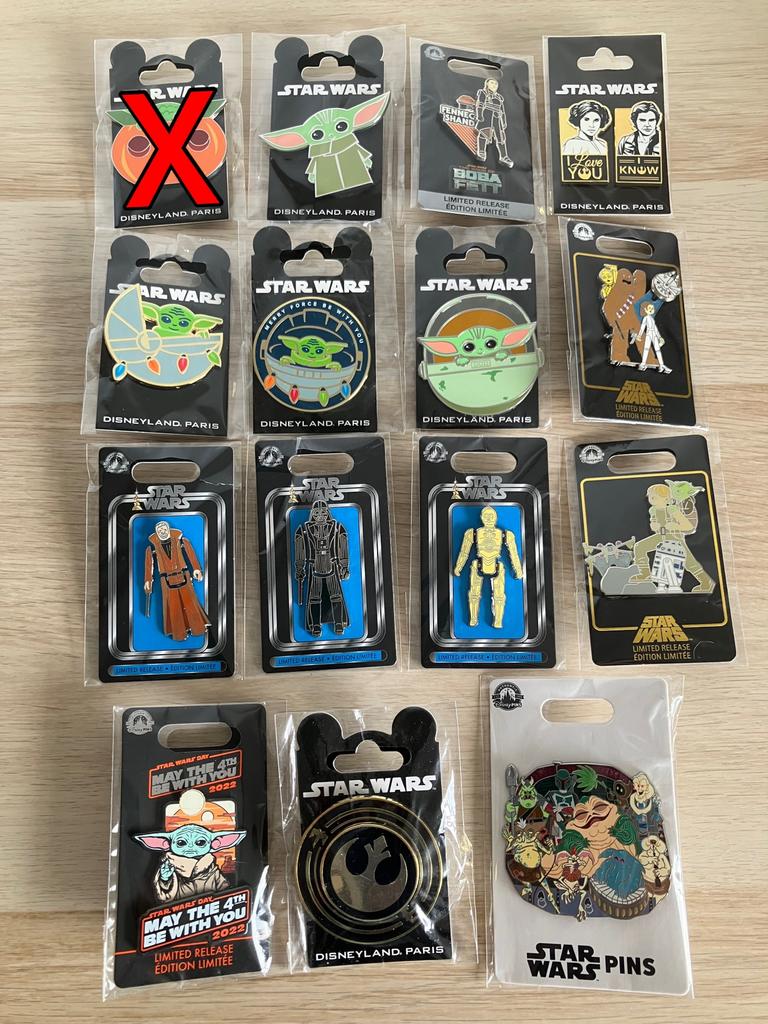 Disney pins Star Wars, Ophalen of Verzenden, Zo goed als nieuw