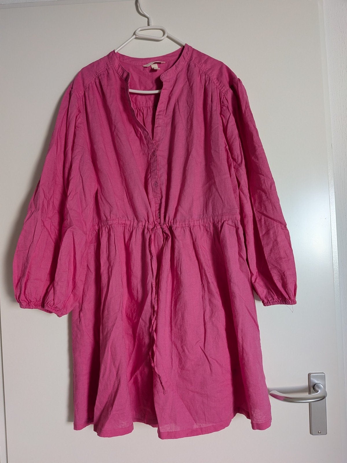 Jurk H&M, XL,  bijna niet gedragen, Ophalen, Zo goed als nieuw, Roze