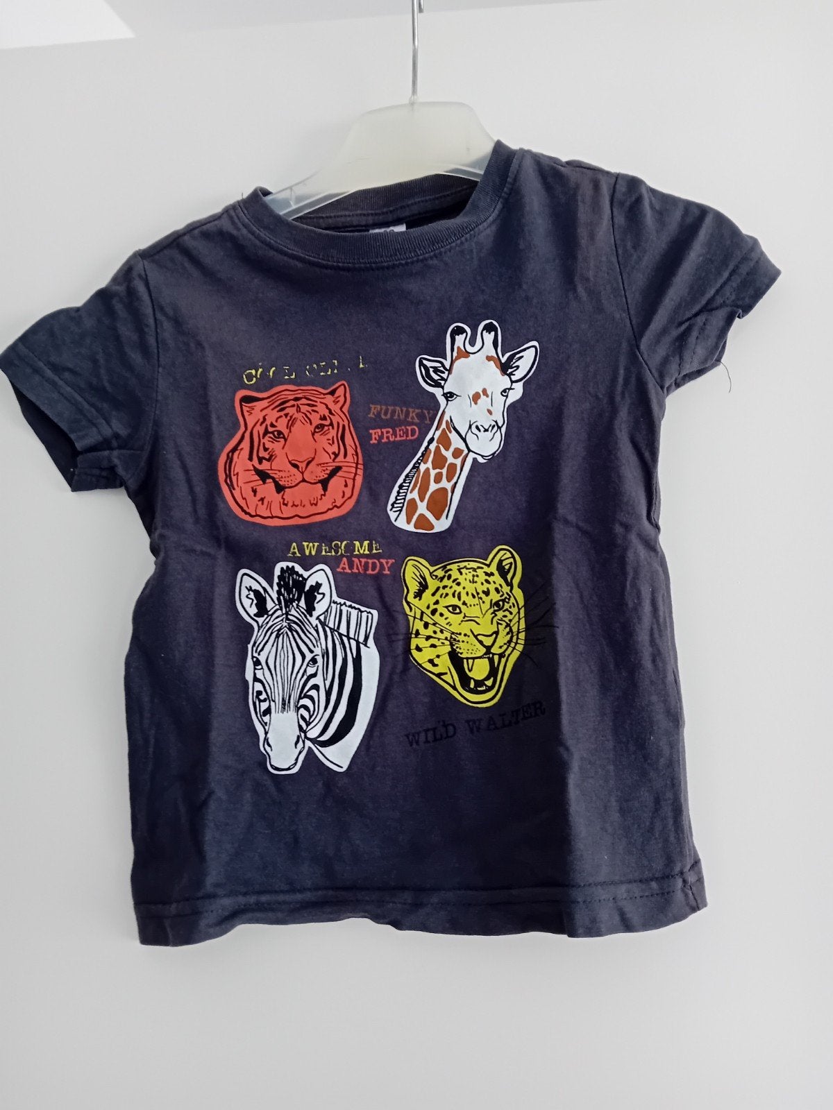 Zeeman T-shirt maat 92 met dierenprint . katoen, Zeeman, Gebruikt, Jongen of Meisje, Ophalen of Verzenden