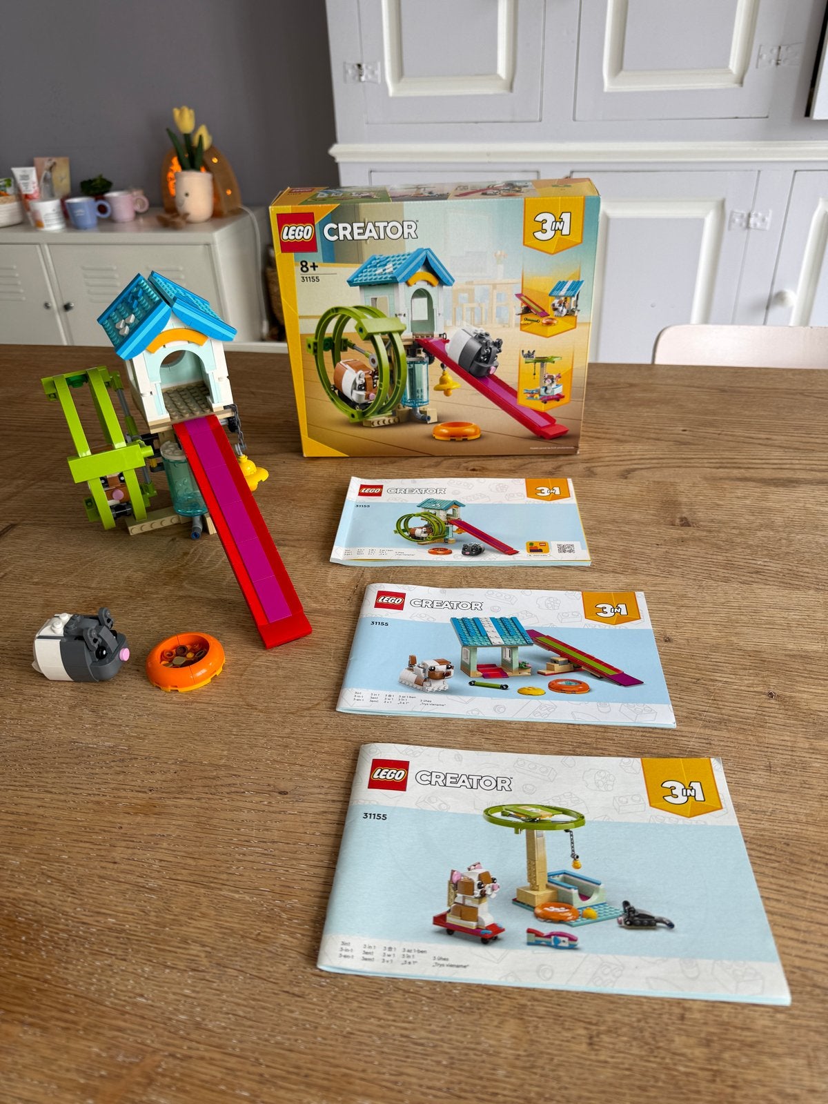 LEGO Creator 3in1 Hamster Speeltuin (31155), Ophalen of Verzenden, Zo goed als nieuw
