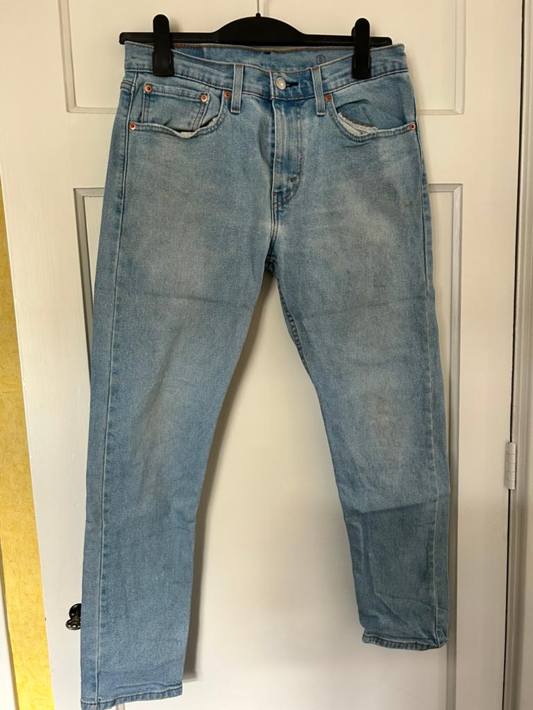 Levi's 512 Slim Taper Jeans - Lichtblauw (W31 L30), Kinderen en Baby's, Ophalen of Verzenden, Zo goed als nieuw, Jongen