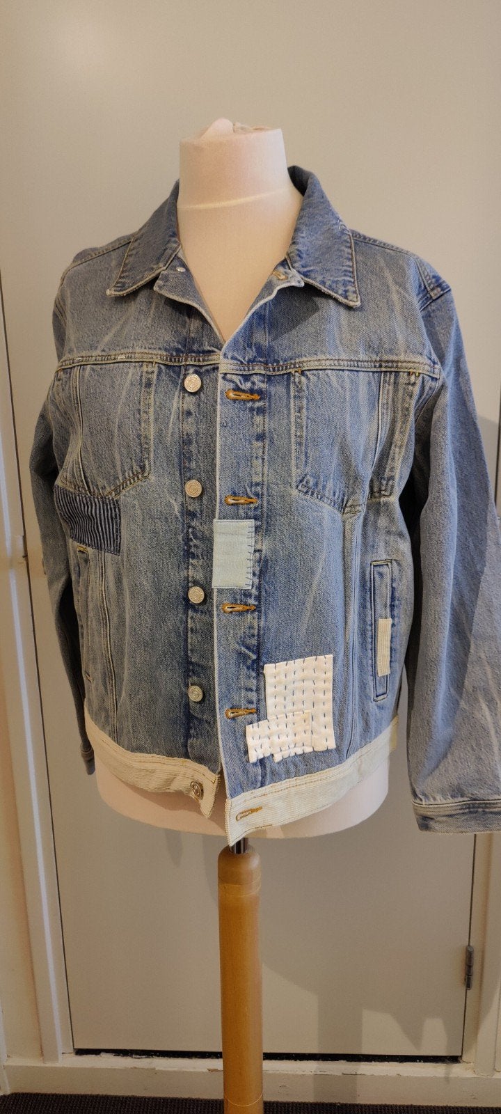 scotch & soda spijkerjas, unisex, limited edition, mt L, Ophalen of Verzenden, Zo goed als nieuw, Blauw