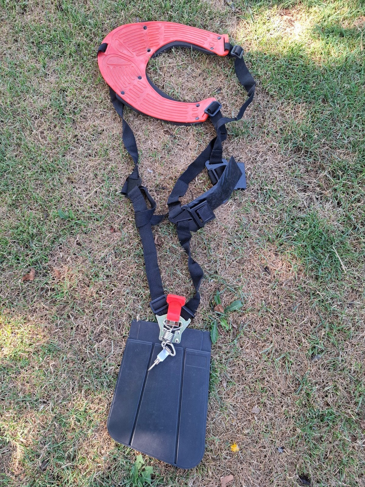 Draagtuig voor bosmaaier of trimmer, Tuin en Terras, Hand-tuingereedschap, Gebruikt, Overige soorten, Ophalen of Verzenden