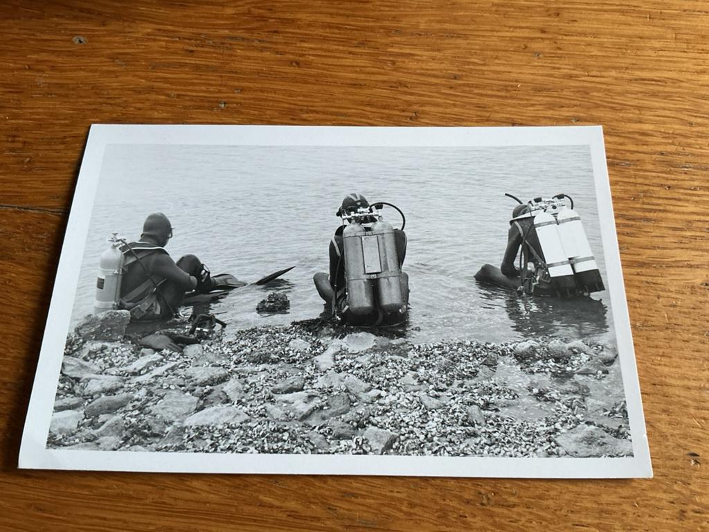 O16 Fotokaart Duikers, Verzamelen, Foto's en Prenten, Ophalen of Verzenden, Voor 1940