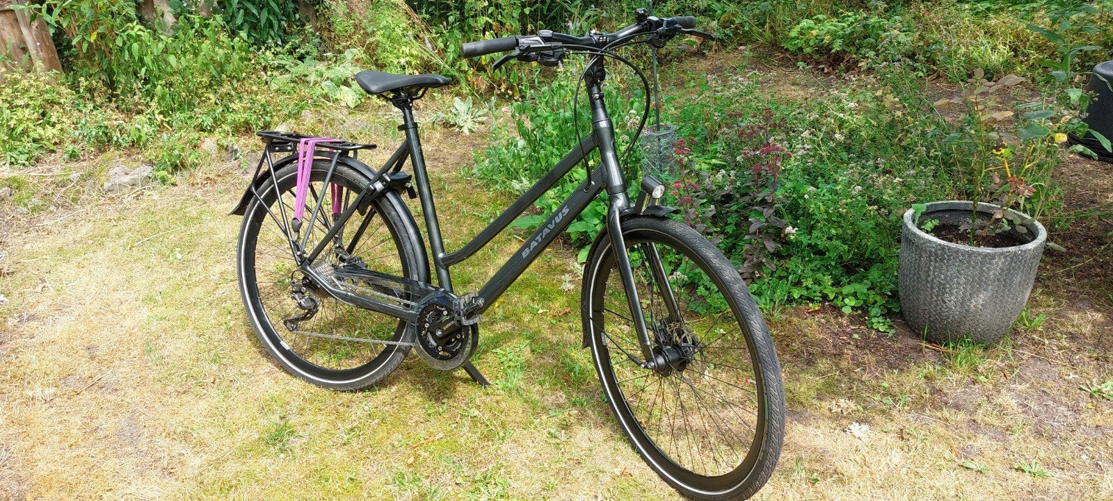 Batavus Dinsdag sport-30 Sportfiets D57 cm Dames fiets zwart, Ophalen, 28 inch, Batavus, 56 cm of meer