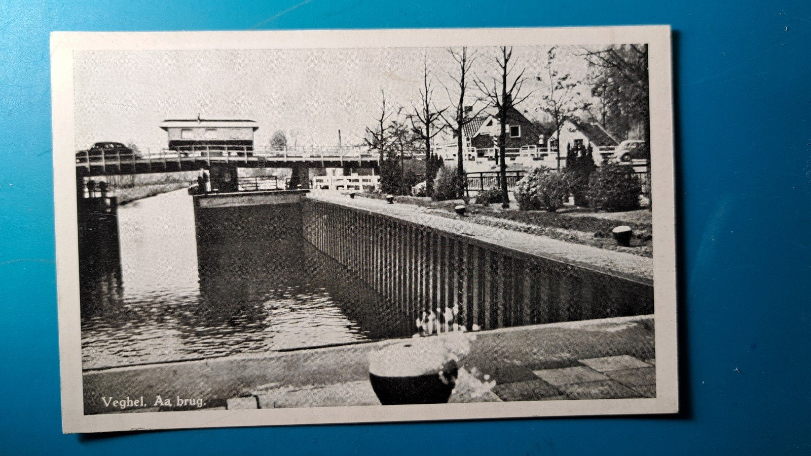 Veghel Aa Brug woonwagen kanaal sluis, Ophalen of Verzenden, 1940 tot 1960, Ongelopen, Noord-Brabant
