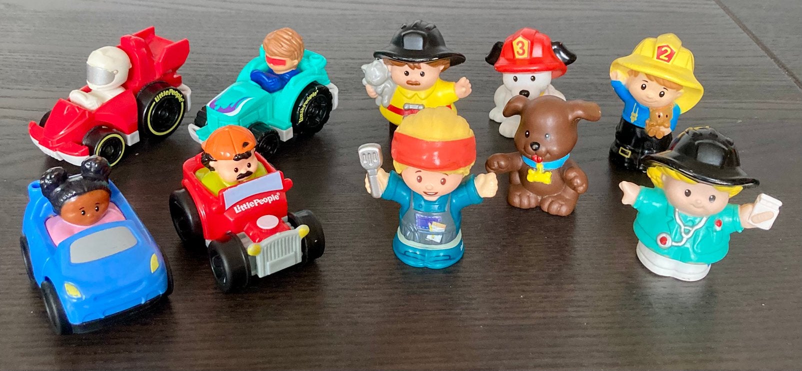 Fisher-Price Little People 10 figuren, Ophalen of Verzenden, Gebruikt, Speelset