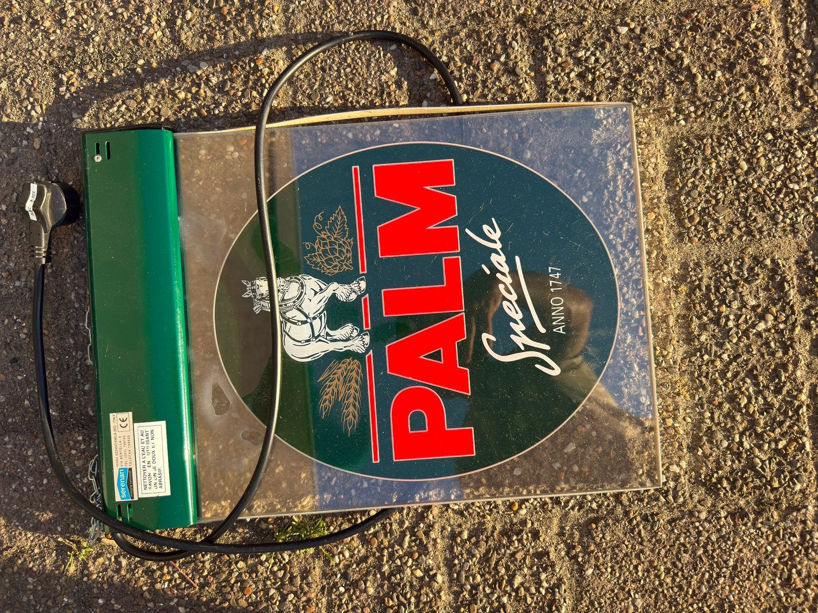Reclame boord palm, Ophalen, Reclamebord, Plaat of Schild, Palm
