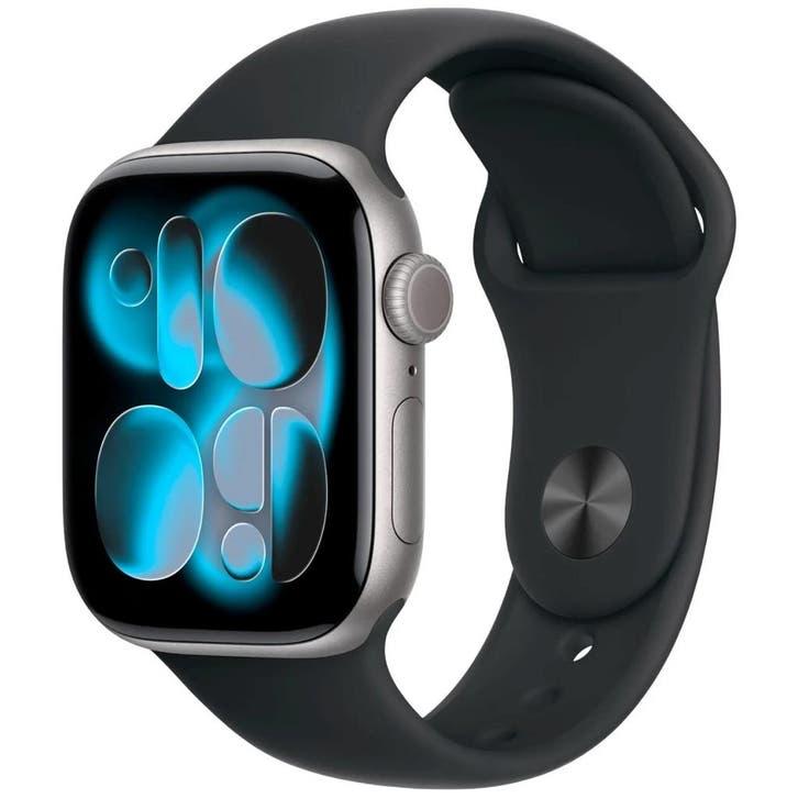Apple Watch Series 11 46mm Space Gray Al Black, Sieraden, Tassen en Uiterlijk, Smartwatches, Nieuw, iOS, Zwart, Afstand, Waterdicht