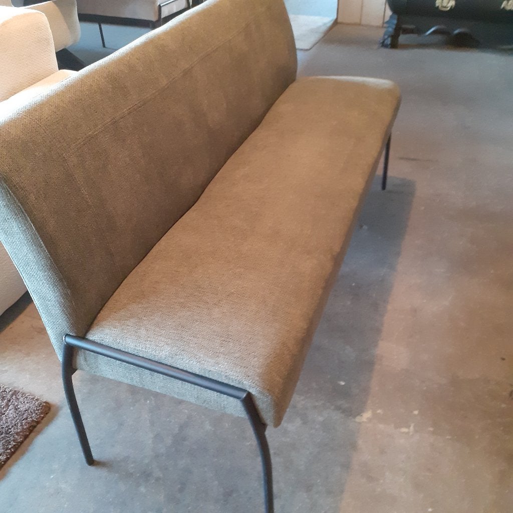 Eettafel bank, SHOWROOM MODEL, Bruin, Nieuw, Ophalen of Verzenden, Stof