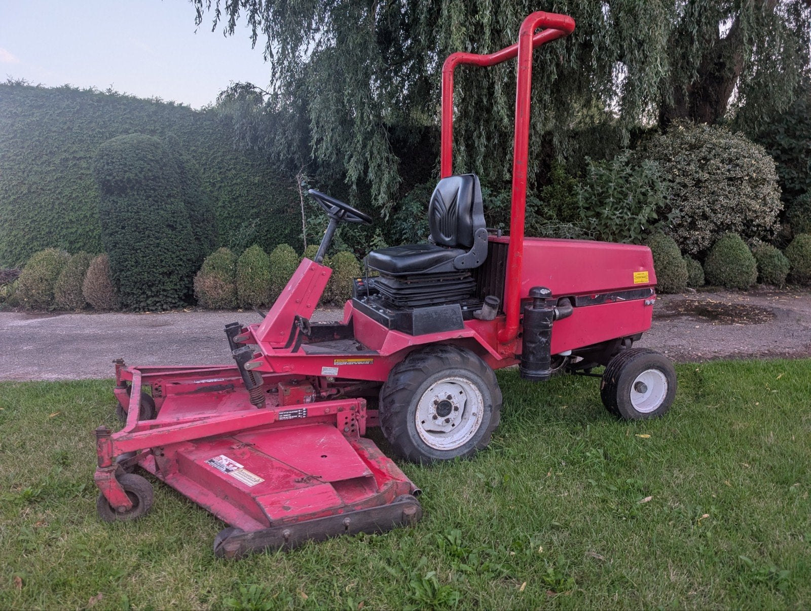 Toro 220d frontmaaier 3cil.diesel 150cm!, Gebruikt, Elektrische starter, Toro, Ophalen of Verzenden