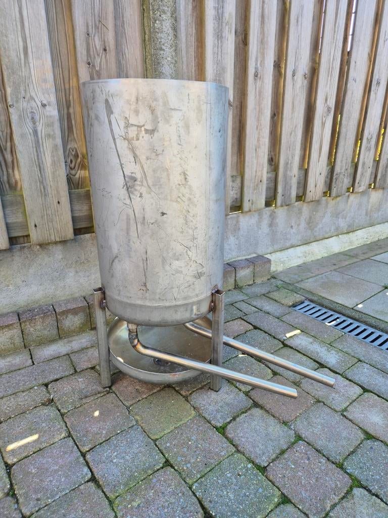 RVS Zwembadverwarming / Vuurkorf / BBQ, Ophalen, Zo goed als nieuw, Verwarming