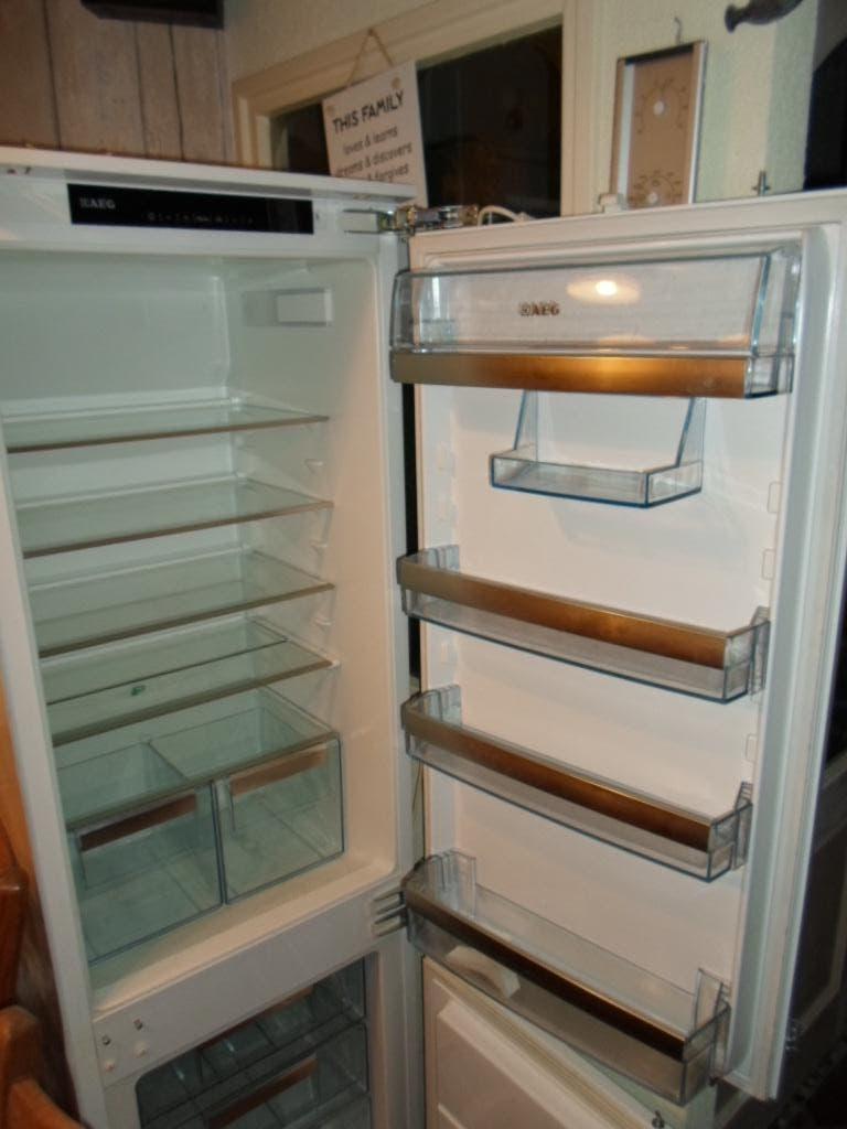 Koelvries combinatie Type SCS81800C0, Witgoed en Apparatuur, Koelkasten en IJskasten, Ophalen, Gebruikt, 200 liter of meer, Met aparte vriezer
