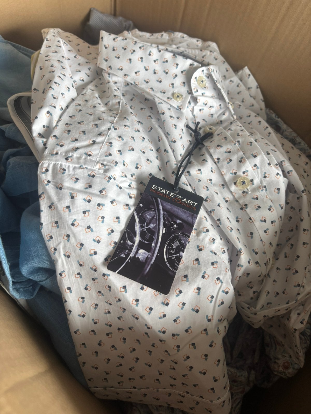 Groot Partij Merk Kleding State Of Art 300 stuks, ., Ophalen of Verzenden, Zo goed als nieuw, Overige halswijdtes