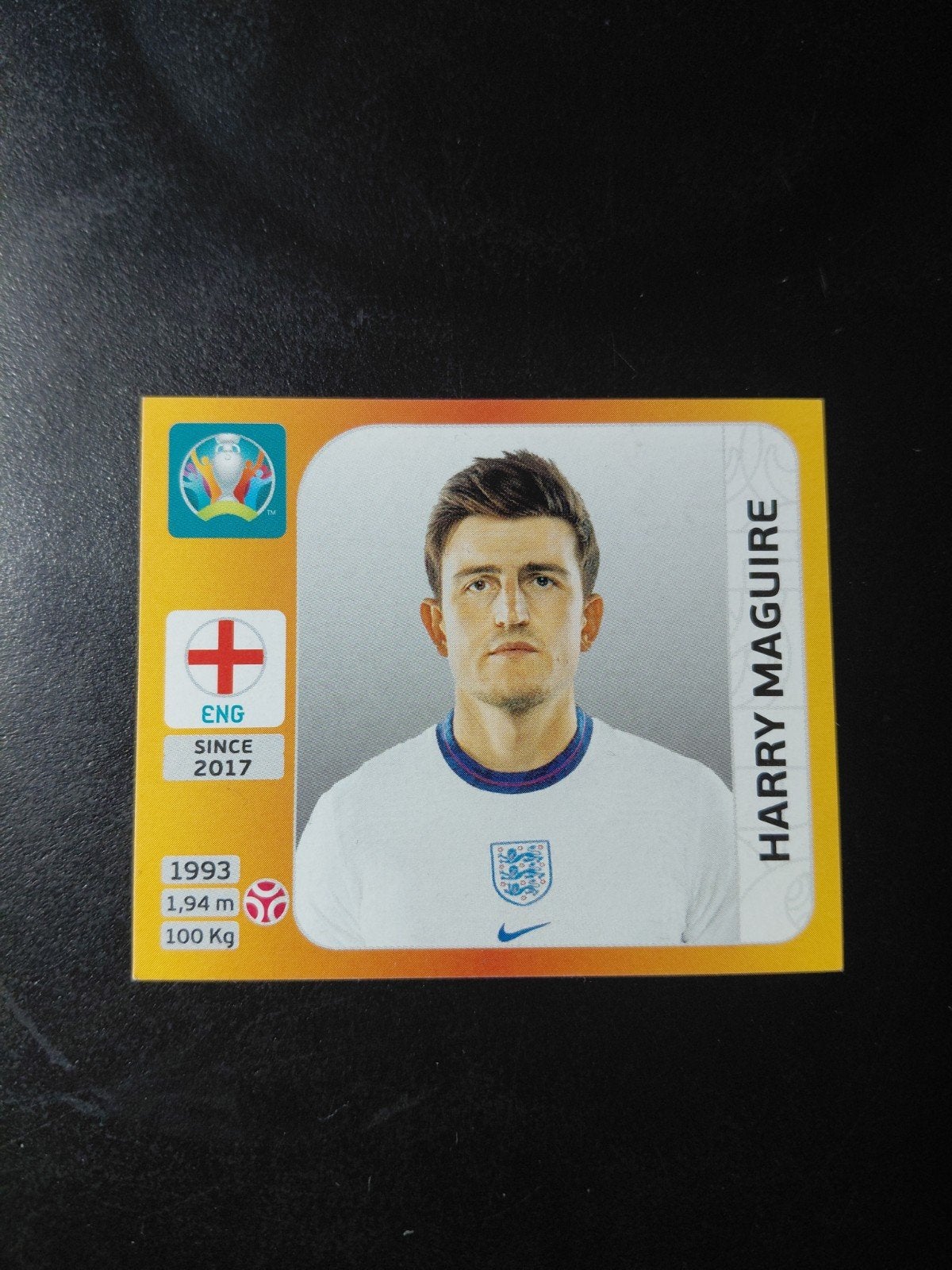 Harry maguire (engeland) panini ek 2020, Verzenden, Nieuw, Buitenlandse clubs, Poster, Plaatje of Sticker