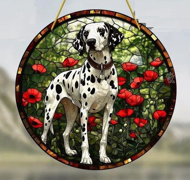 Raamhanger Dalmatier, Tuin en Terras, Tuinwanddecoratie, Verzenden, Nieuw