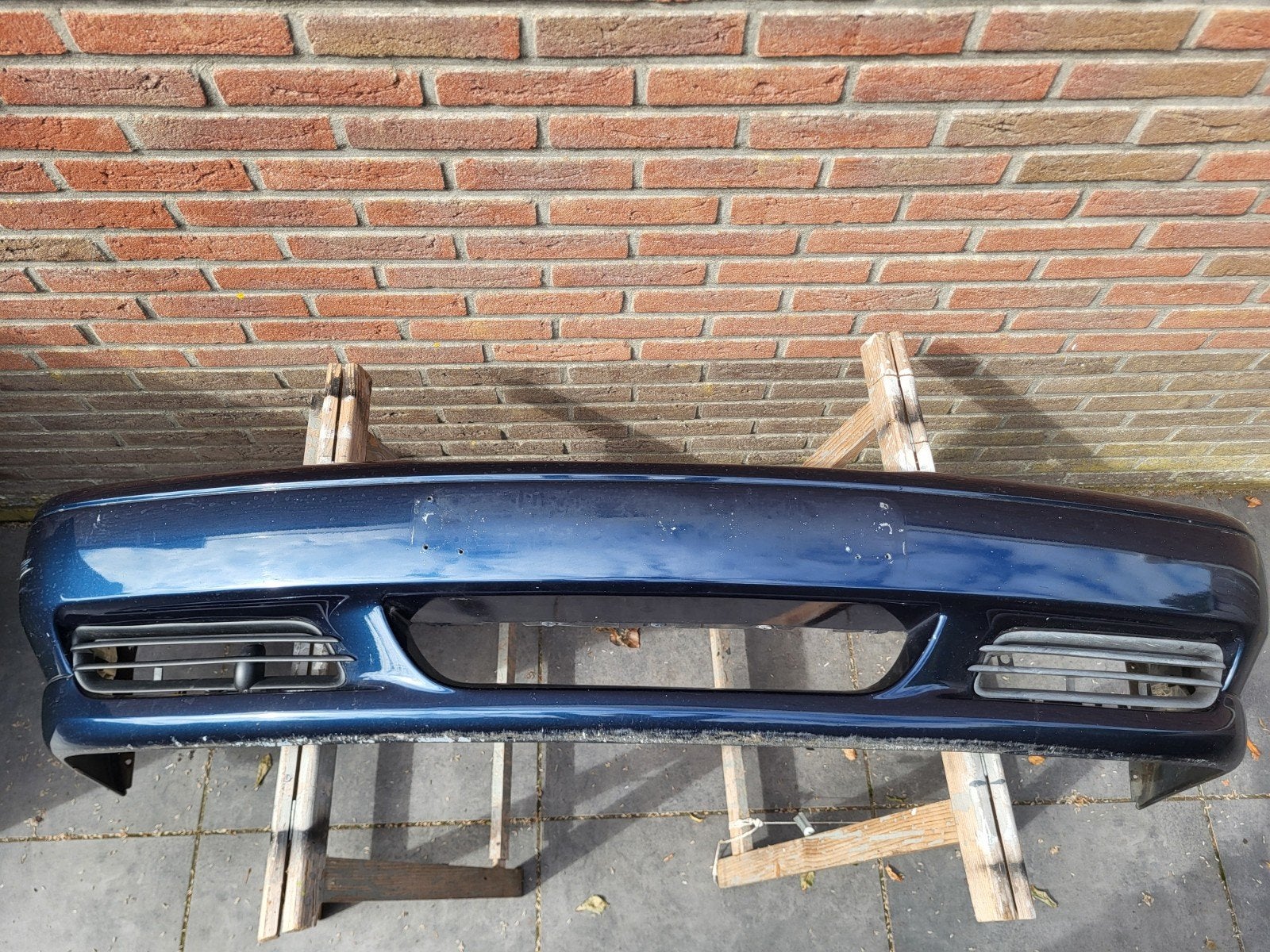 Voorbumper Blauw Volvo V70/S70 Classic, Auto-onderdelen, Carrosserie en Plaatwerk, Ophalen, Gebruikt, Voor, Volvo