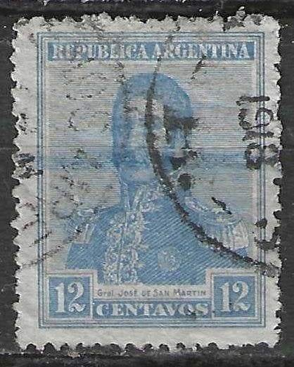 Argentinie 1917 - Yvert 219B - Jose de San Martín (ST), Verzenden, Gestempeld, Noord-Amerika