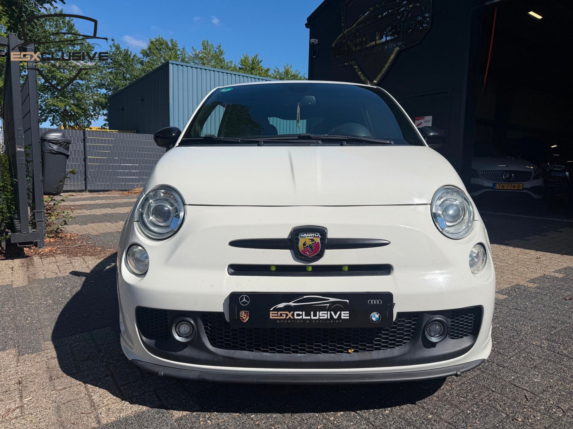 Fiat 500 1.4 T-Jet Abarth Competizione, Auto's, Voorwielaandrijving, Euro 5, 4 cilinders, Wit