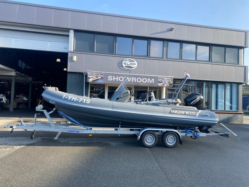 Highfield 650 Sport met Mercury 150 pk - Bouwjaar 2023!, Ophalen, Aluminium, Gebruikt, 6 m