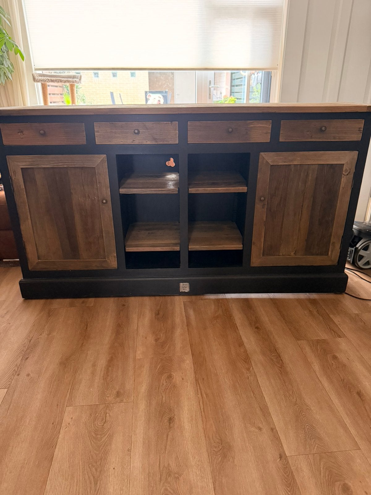 Riviera maison driftwood dressoir, Huis en Inrichting, Ophalen, Zo goed als nieuw, 25 tot 50 cm, 150 tot 200 cm