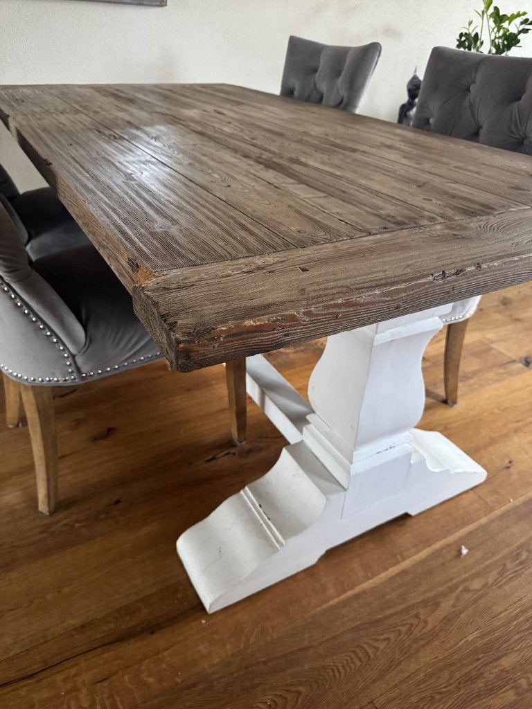 Landelijke eten tafel., Ophalen, 4 tot 6 stoelen